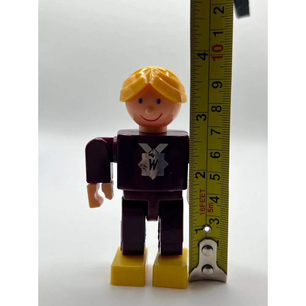 Vintage 1975 WANNABEES Toy‎ Girl Gabriel Plastic Figure Moveable Joints Block